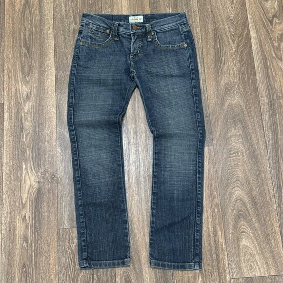 Vintage Frankie B. Jeans Womens 4 Dark Wash Straight Leg Denim Pants USA Y2K - Picture 1 of 14